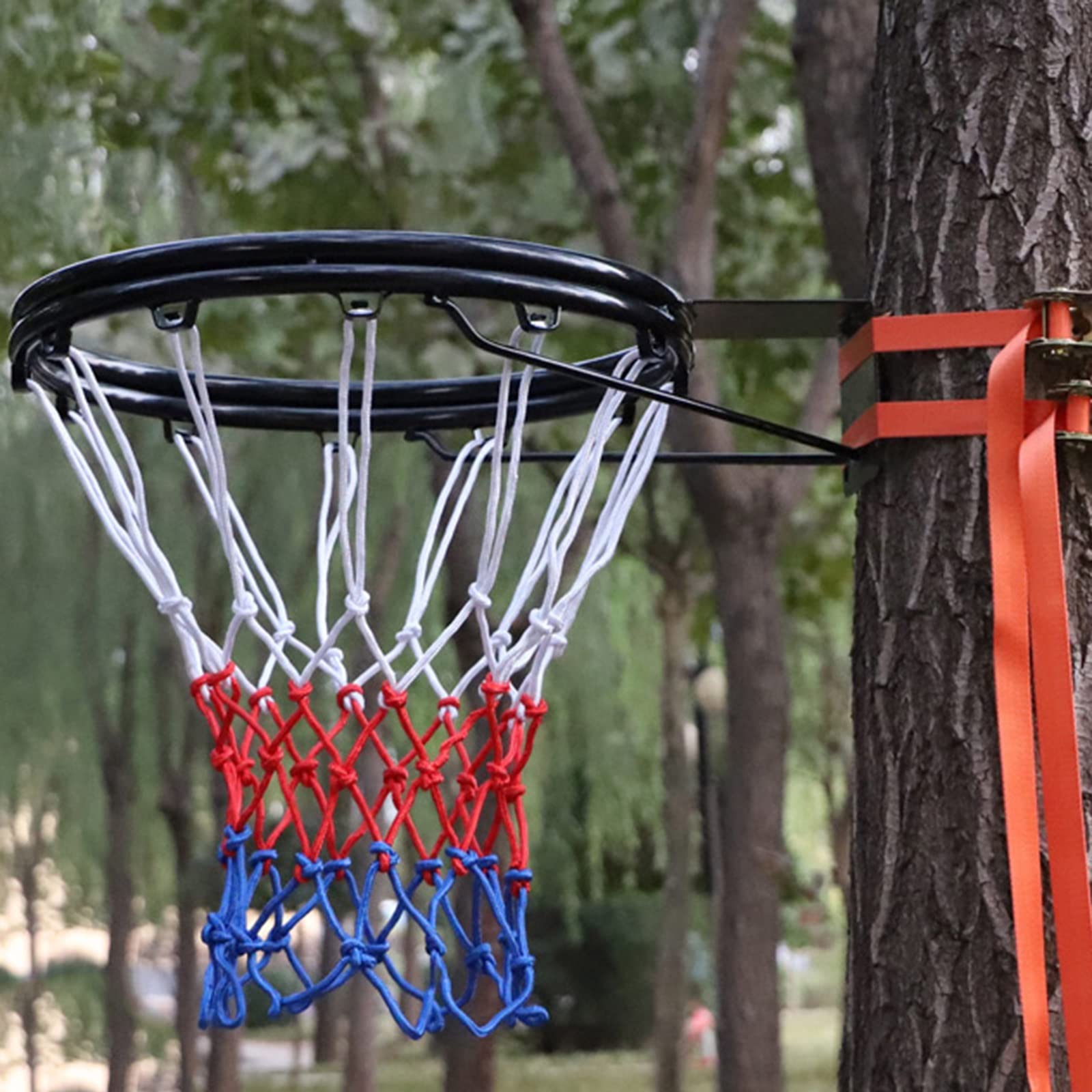 Buy ZJMAMA Basketball Hoop with 2 Strap, Outdoor Basketball Rim Goals