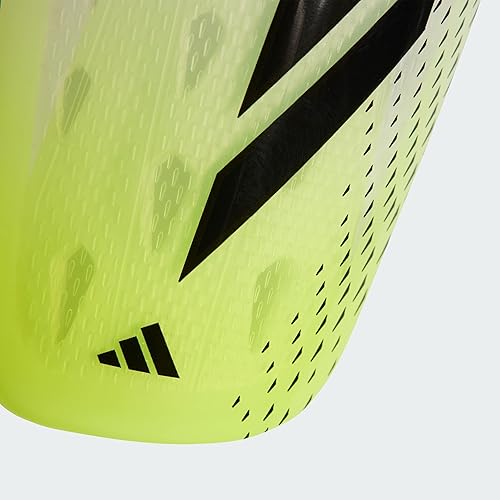 Miniatura 2 de adidas Espinilleras para adultos X League (tamaño pequeño, blanco/negro/limón lúcido)