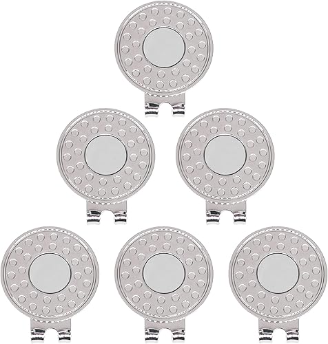 ONEDIGI Clips magnéticos para sombreros de golf, para gorras de golf, gorras, guantes, clips de aleación niquelados para marcadores de pelotas de