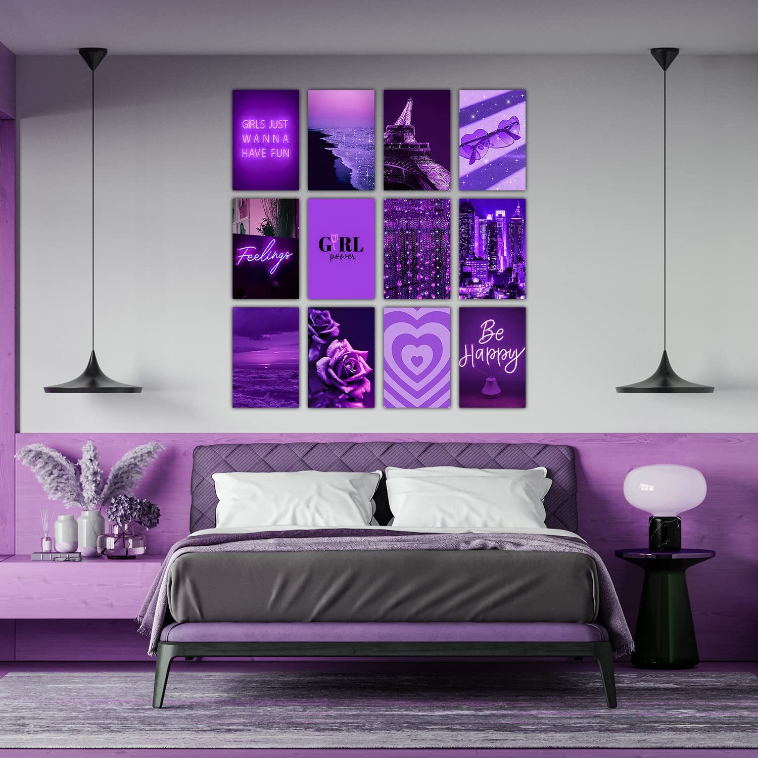 Purple Walls Bedrooms