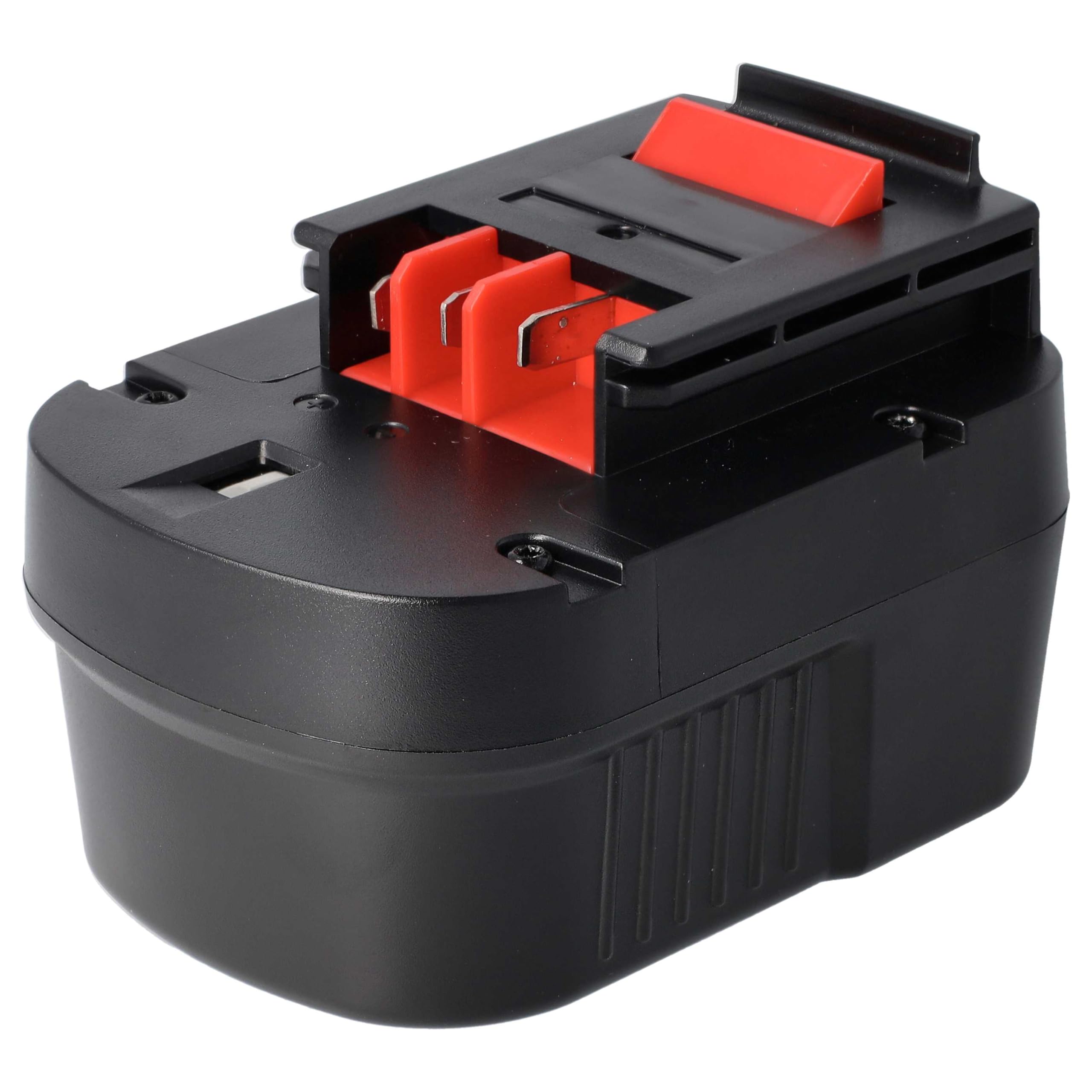 vhbw Battery compatible with Black & Decker EPC12 H1, EPC12CABK, FS1200D-2, Firestorm FS1200D Electric Power Tools (1500mAh NiMH 12V)