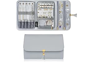 MATEIN Travel Jewelry Organizer for Women's Safekeeping