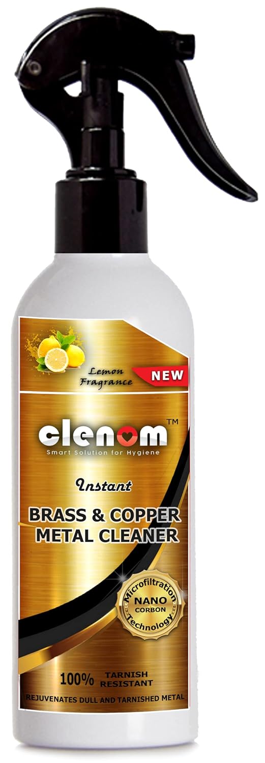 Clenom Instant Brass and Copper Metal Cleaner Sprayer (Cleaning Liquid