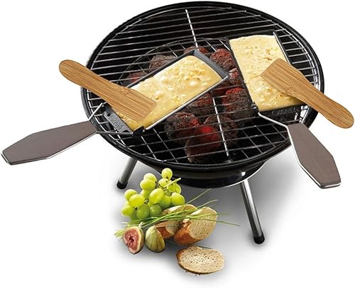 Miniatura 6 de Espátulas de raclette raspadores de bambú natural, 8 piezas