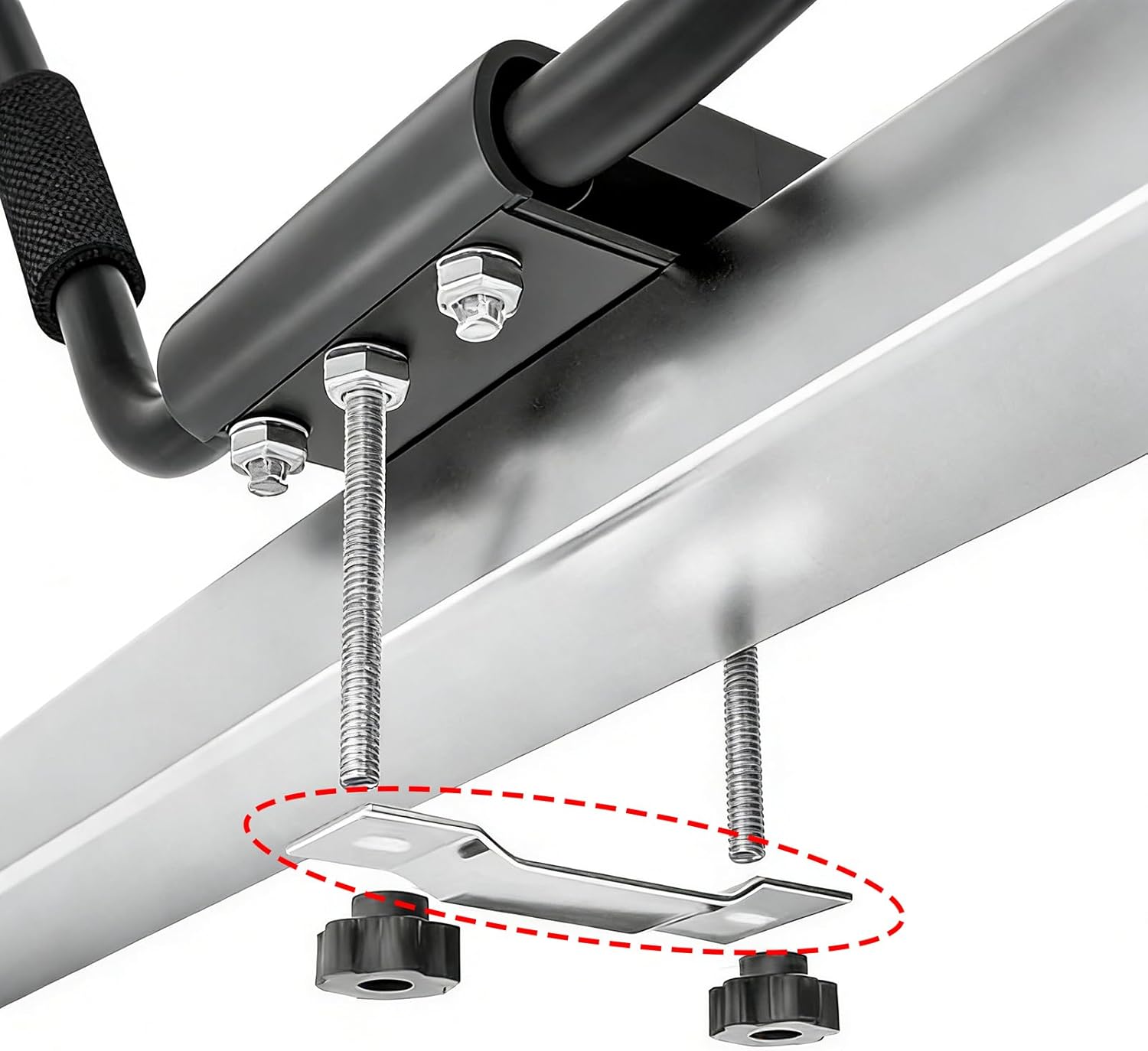 8 Pcs Roof Top Tent Mounting Clamps for Rooftop Tent Rack Rails and 2‑1/4'' Wide Crossbars,Stainless Steel 304