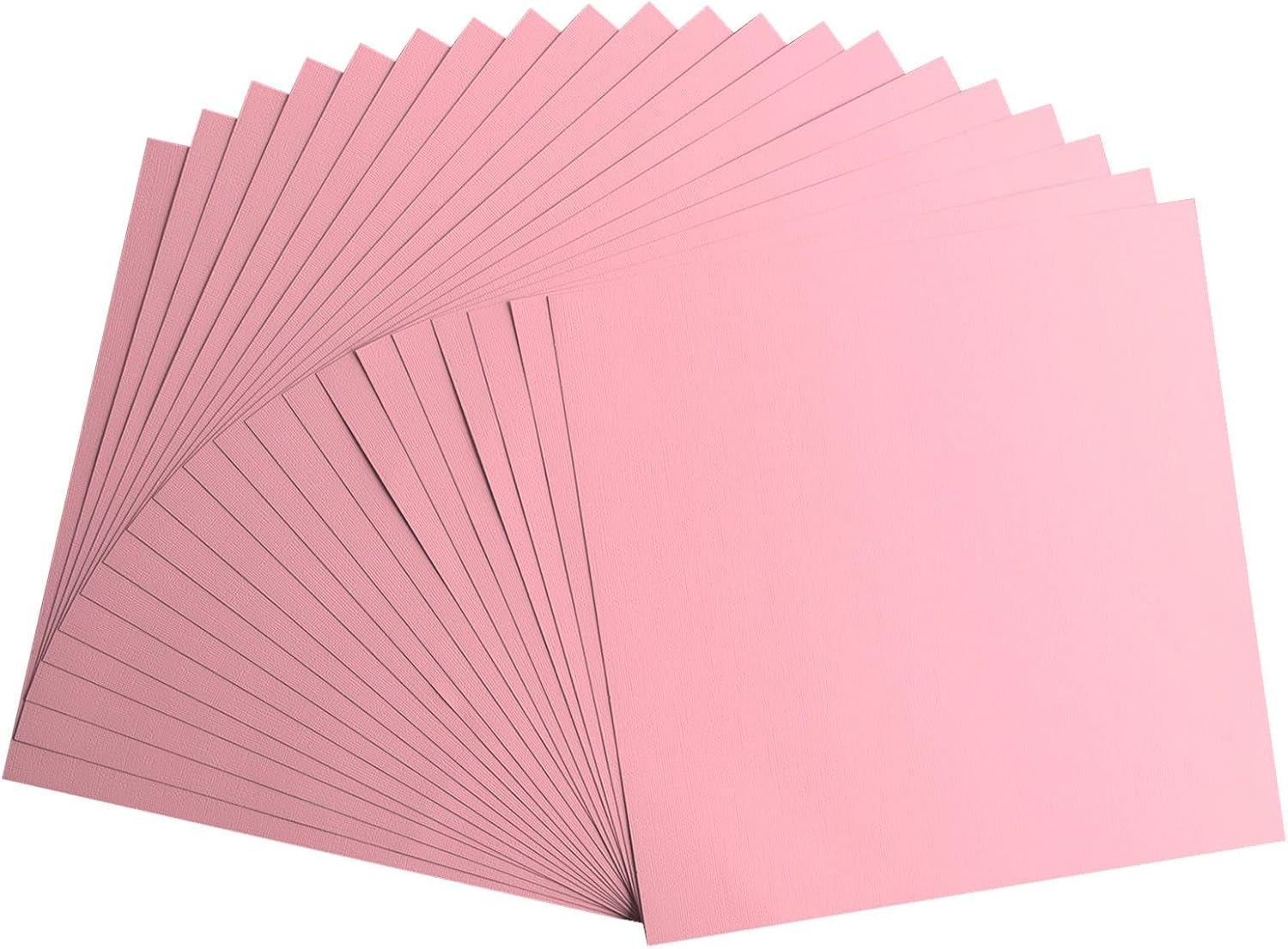 Vaessen-Creative Florence Textured Cardstock, Pink Rose, 216 Grams, 12x12 inches, 20 Sheets, for Scrapbooking, Card Making, Die Cutting and Other Paper Crafts, 30.5x30.5cm