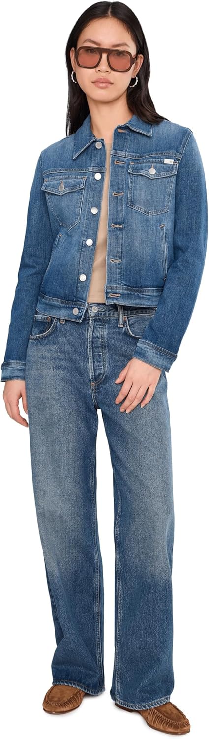 AG womens Robyn Fitted Denim Jacket - Image 2