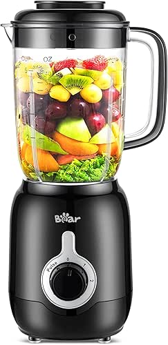 Bear Blender, 2025 New 700W Smoothie Countertop Blender with 40oz