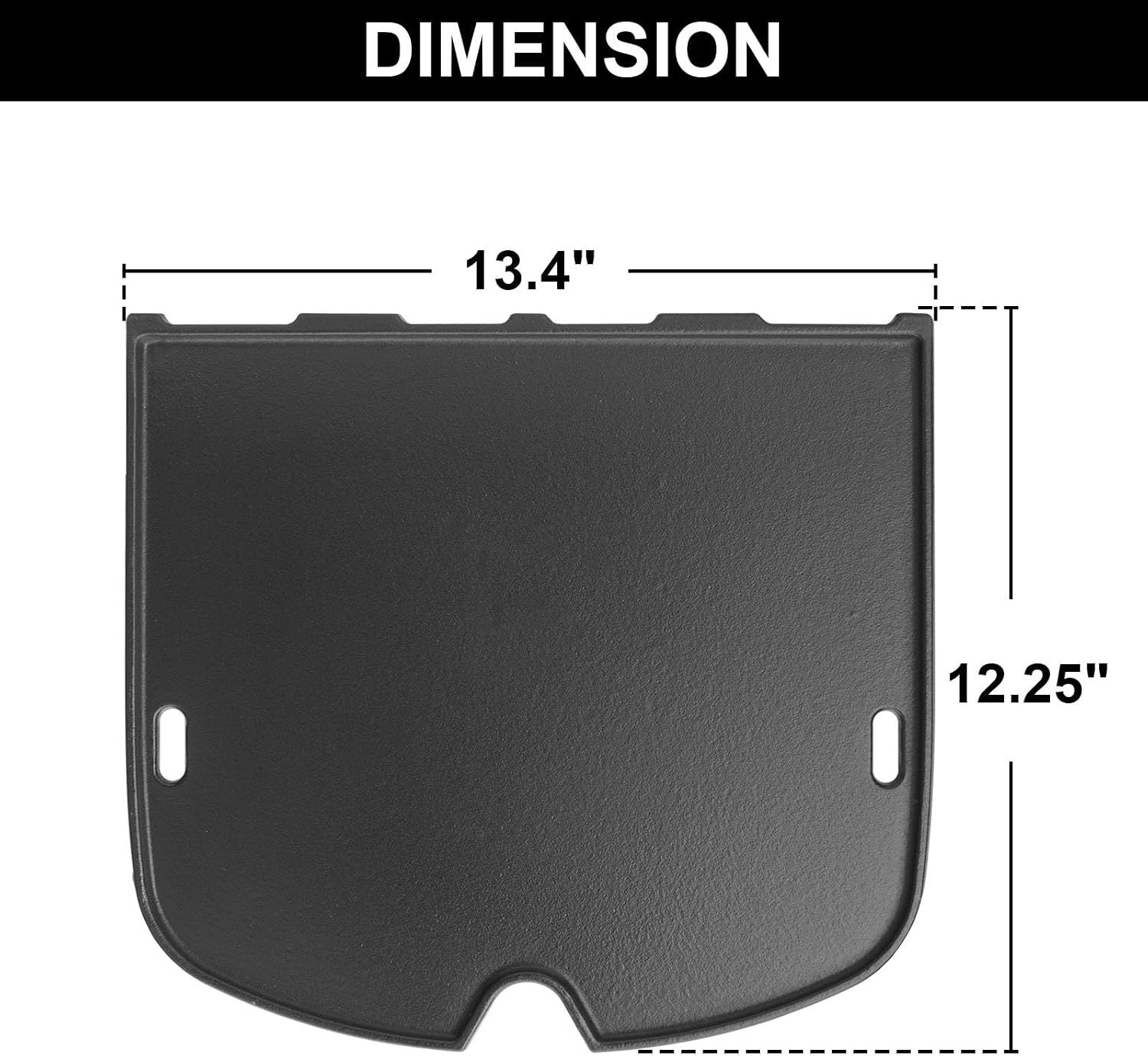 Griddle Portable Grill Accessories for Weber 901001 Traveler Griddles,Outdoor Cooking Cast Iron Grill Plate Replacement Parts for Weber Traveler Griddle Insert image 3