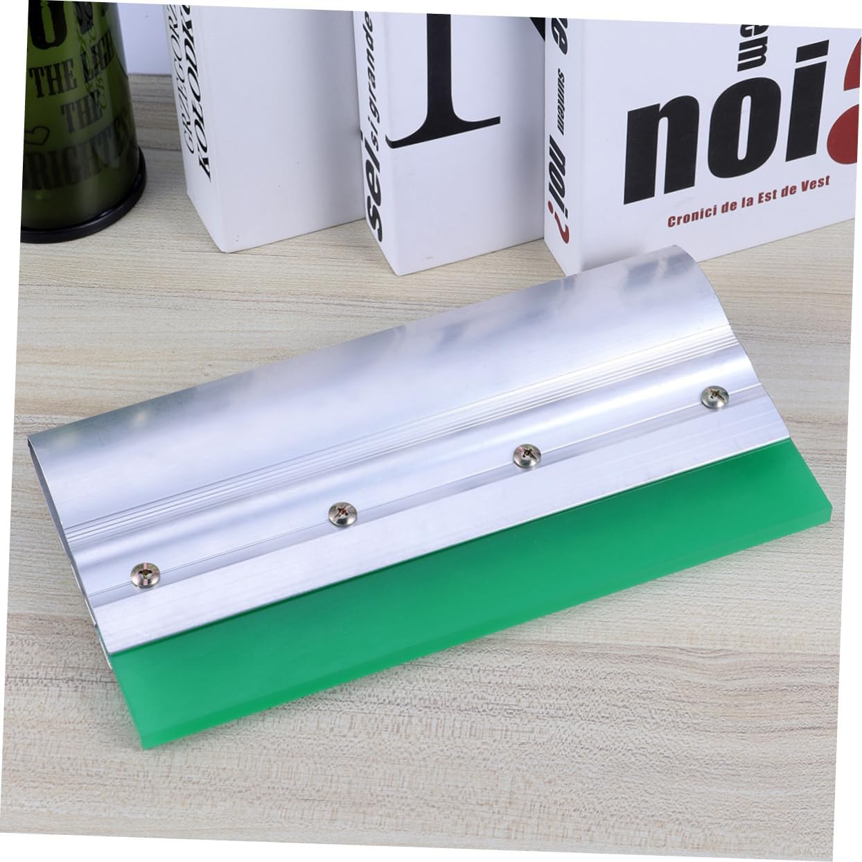 Printing Squeegee Handheld Craft Squeegee for Screen Printing Aluminum Handle Blade Handle Ink Scraper Tool Random Color