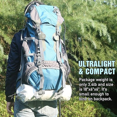 Miniatura 5 de PRESELF Tipi - Tienda de campaña ligera para 3 personas con tubos de combustión ignífugos, tienda de campaña para ventana para equipo familiar,