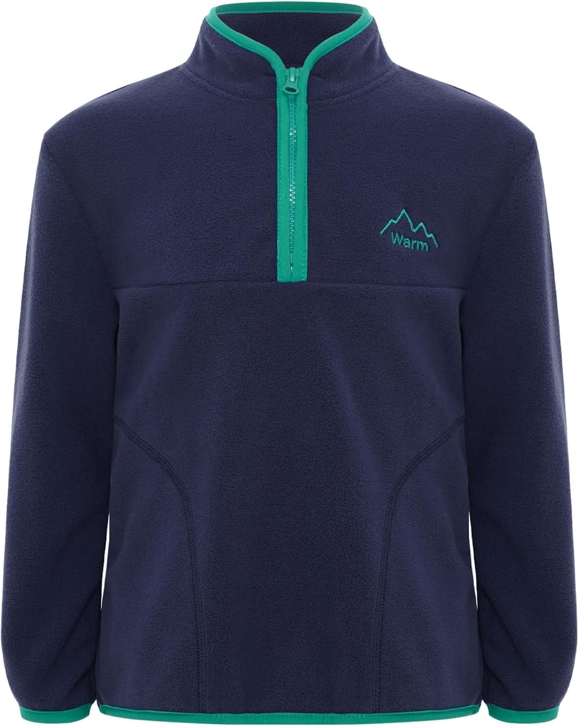 Kids Boys Half Zip Sweatshirts Fleece Warm Winter Pullover Jacket Lightweight Outdoor Athletic Tops