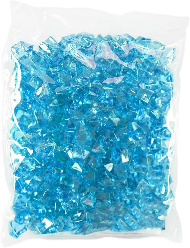 Acrylic Ice Rock Cubes Jewels Gems, Simuer Faux Diamond Crystals