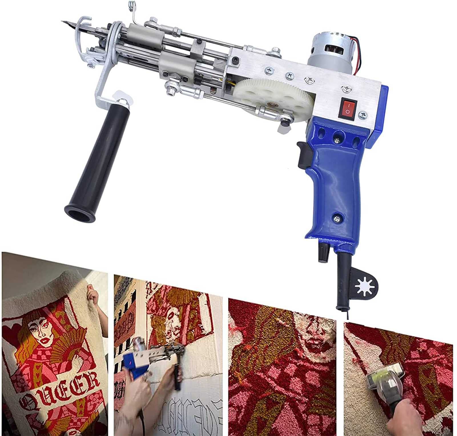 Buy Carpet Tufting kit, New Upgrade 2in1 Loop & Cut Pile Rug Tufting