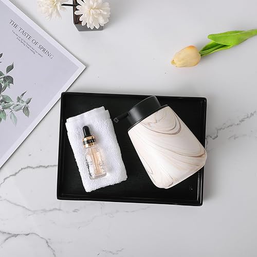 Miniatura 99 de Dispensador de jabón de manos de espuma de 12 onzas, dispensador de jabón espumoso negro para baño con bomba fácil de presionar, dispensador de