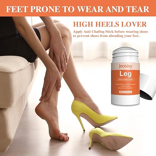 Miniatura 7 de Anti Chafing Stick-Body Anti Chafe Balm Cream Anti Chafing Friction Defense Stick for Thighs, Chest, Arms, Feet, Elbows and Areas Where Skin