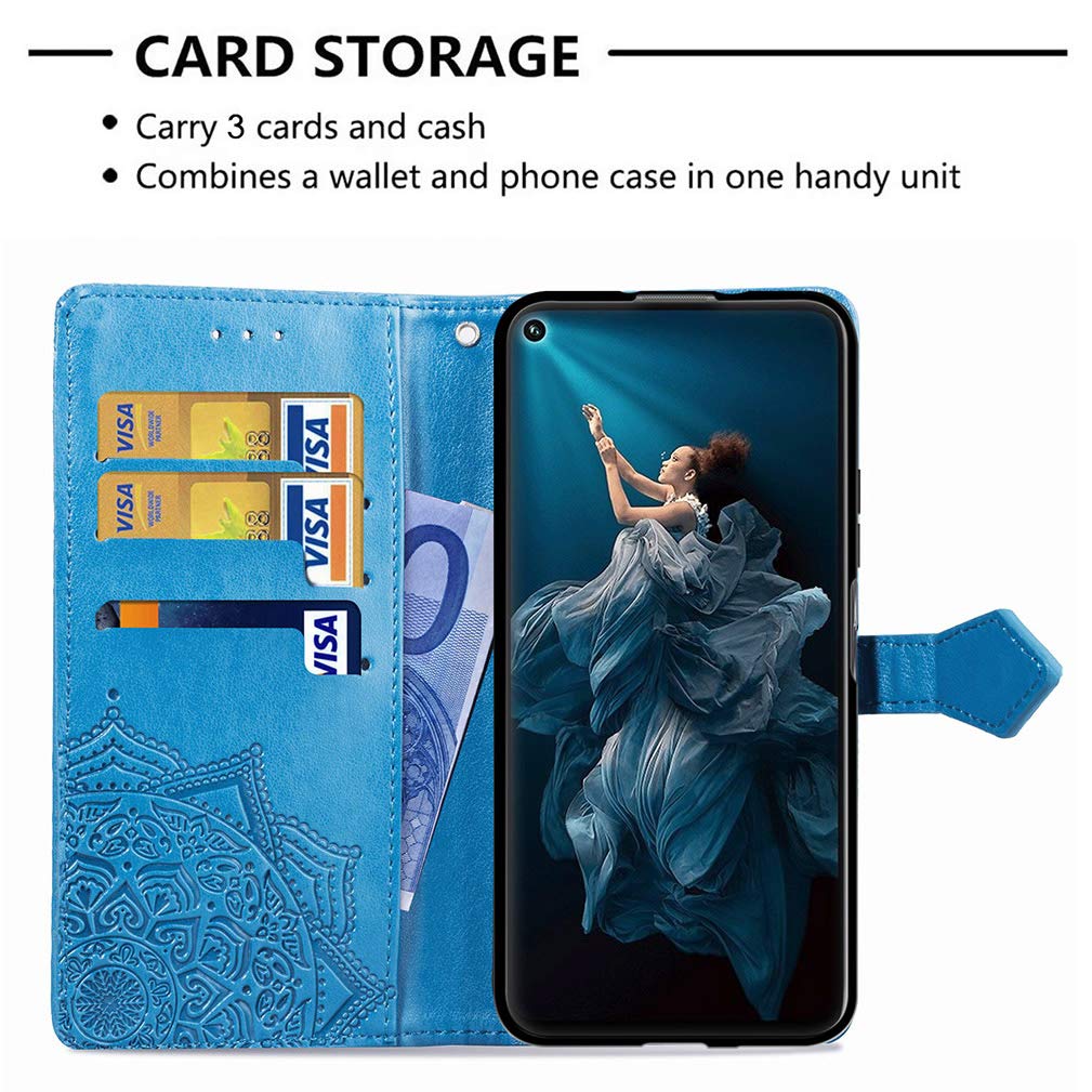 HAOYE Cover per Honor X8a Cover, Custodia Chiusura Magnetica Flip Case Stile, Pelle PU/TPU Farfalla Sbalzato con Supporto di Stand/Carte Slot. Viola chiaro
