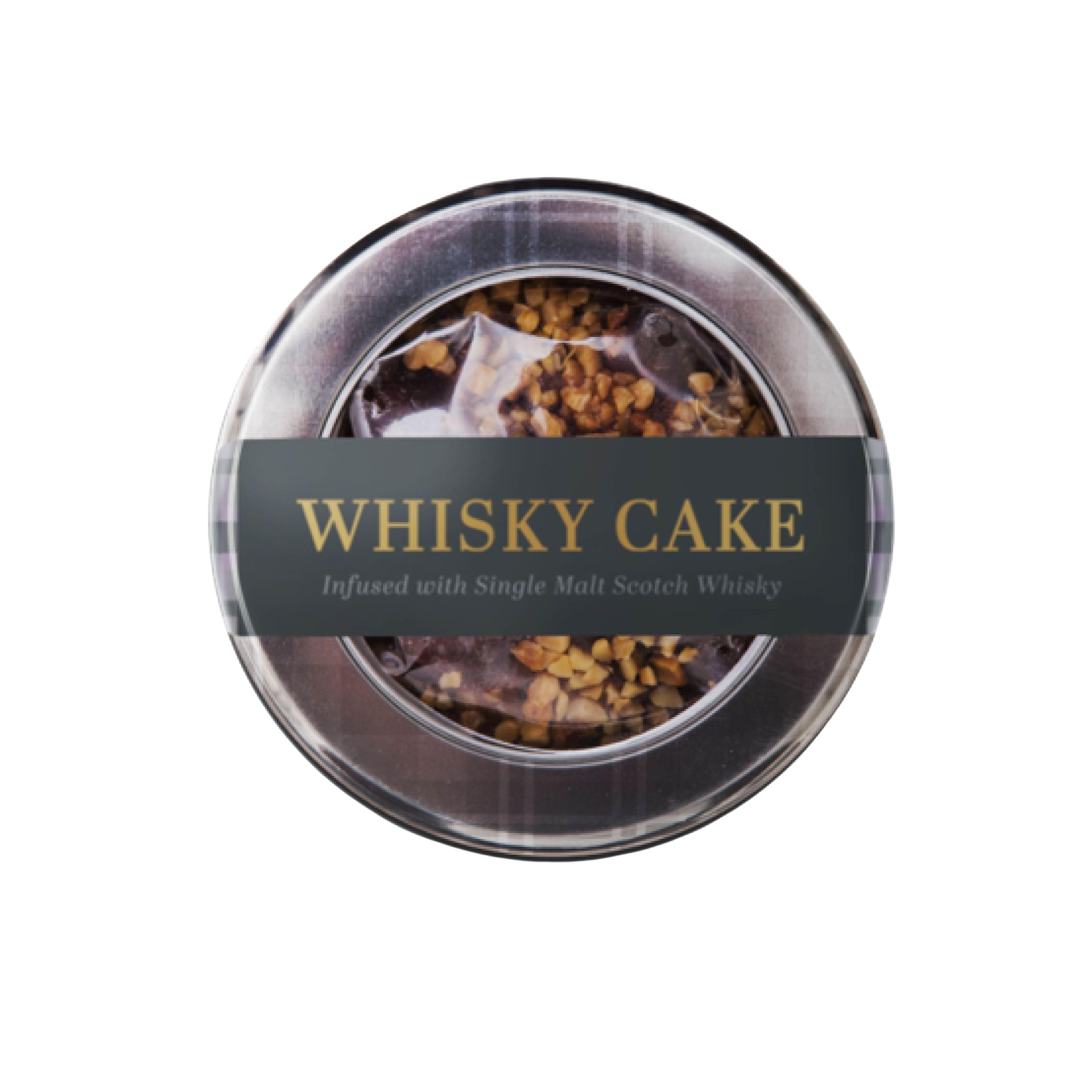 Brodies Single Malt Whisky Cake - 1 x 315g - Premium Scottish fruit cake infused with Single Malt Scotch Whisky