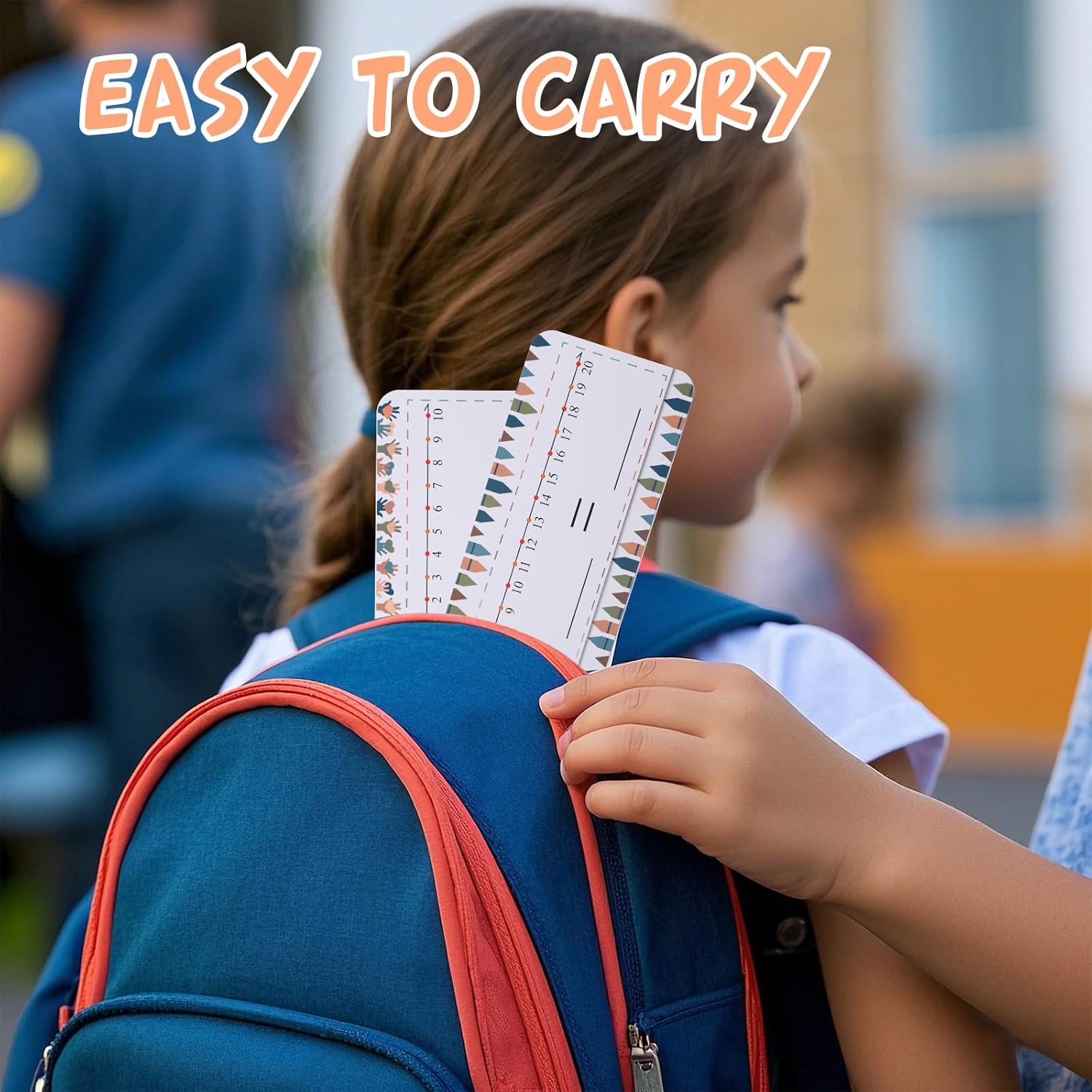 160 Packs Number Line Dry Erase Boards Cards, Double Sided Writable and Erasable Board Card Featuring -10-10 Number Line On One Side 0-20 On The Other, Classroom Must Haves Boards for Students