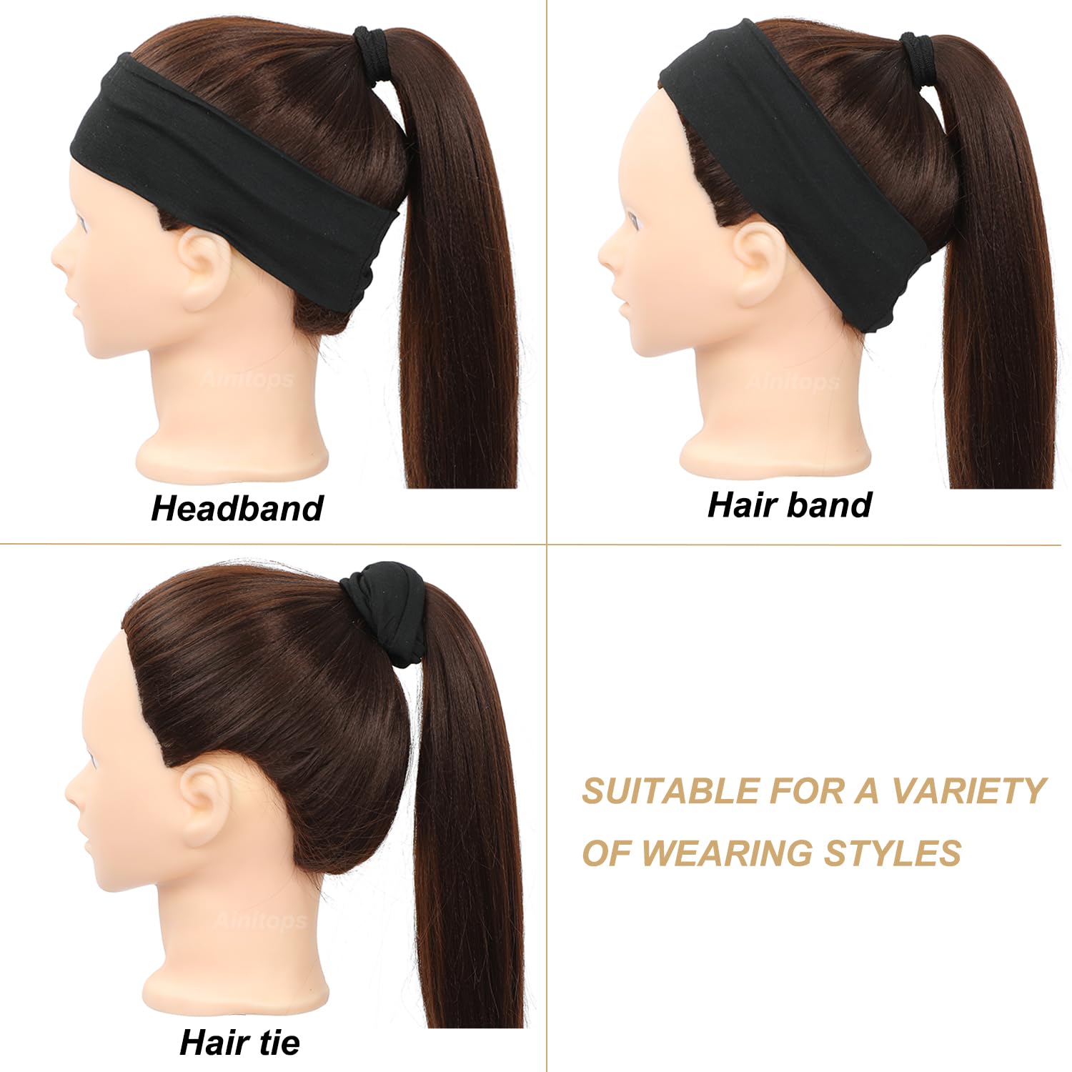 Amazon.com : 9Pcs Headbands for women Non Slip Headband  display picture 3