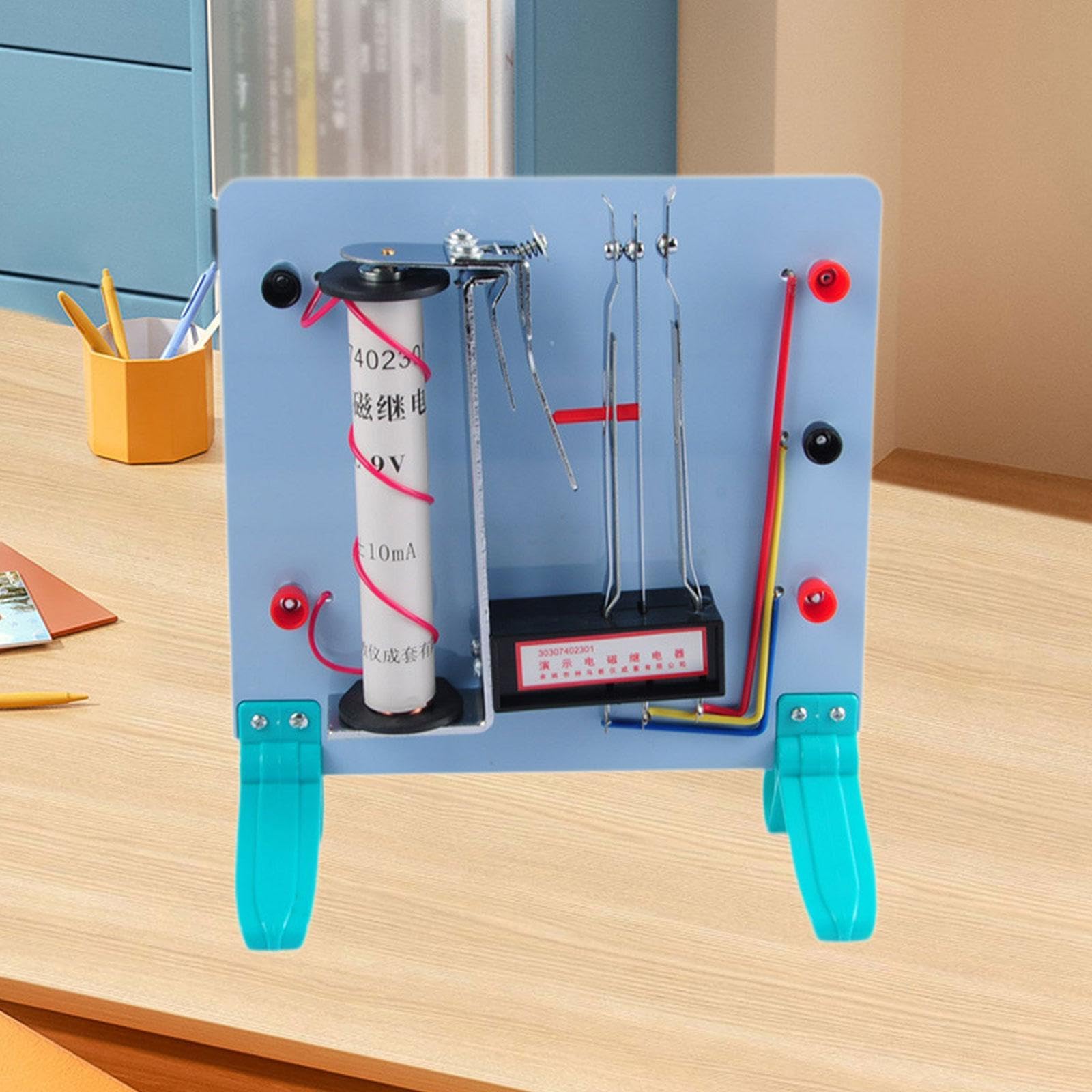 Almencla Kit D'expériences Scientifiques électriques, Ensemble D'expériences électromagnétiques, Outil Pédagogique à Faire Soi-même, Circuit D'expé