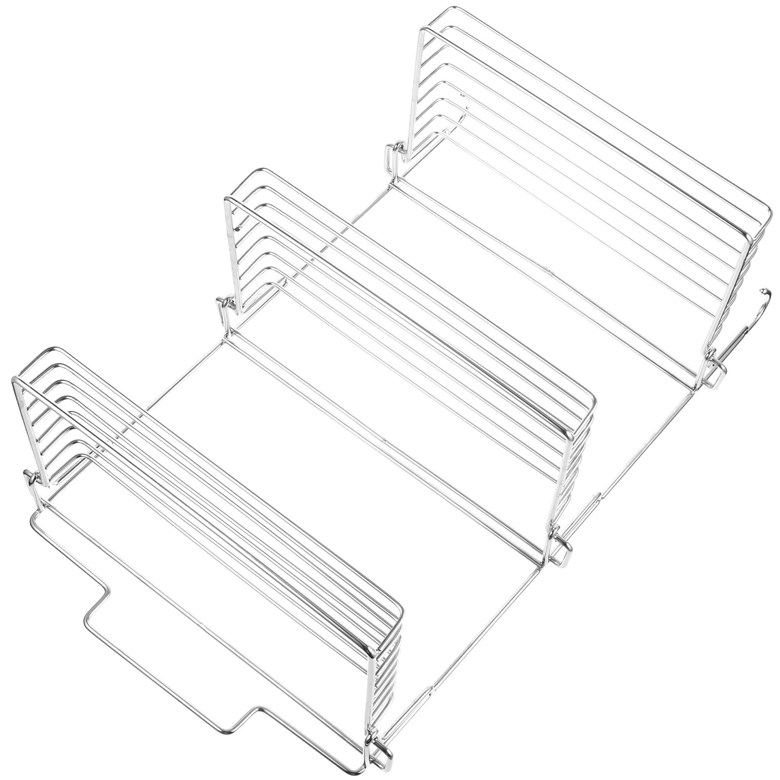 PATKAW Estante de Acero Inoxidable Plegable para Colgar Ducha con Gancho, Montaje en Pared sin Taladro, Diseño Contemporáneo para Almacenamiento en Baño