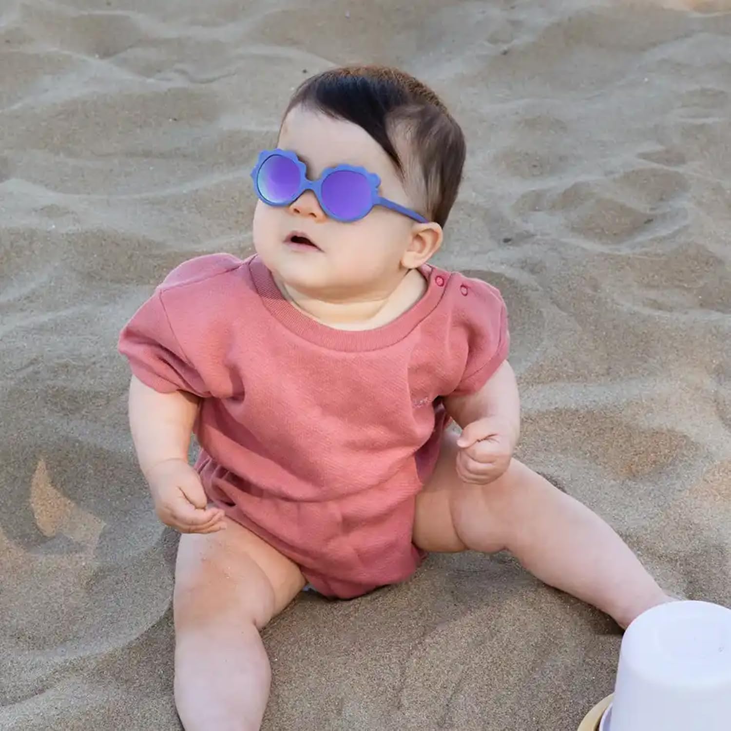Ki ET LA Lunettes de soleil bébé Lion 0-4 ans incassable protection UV 100%