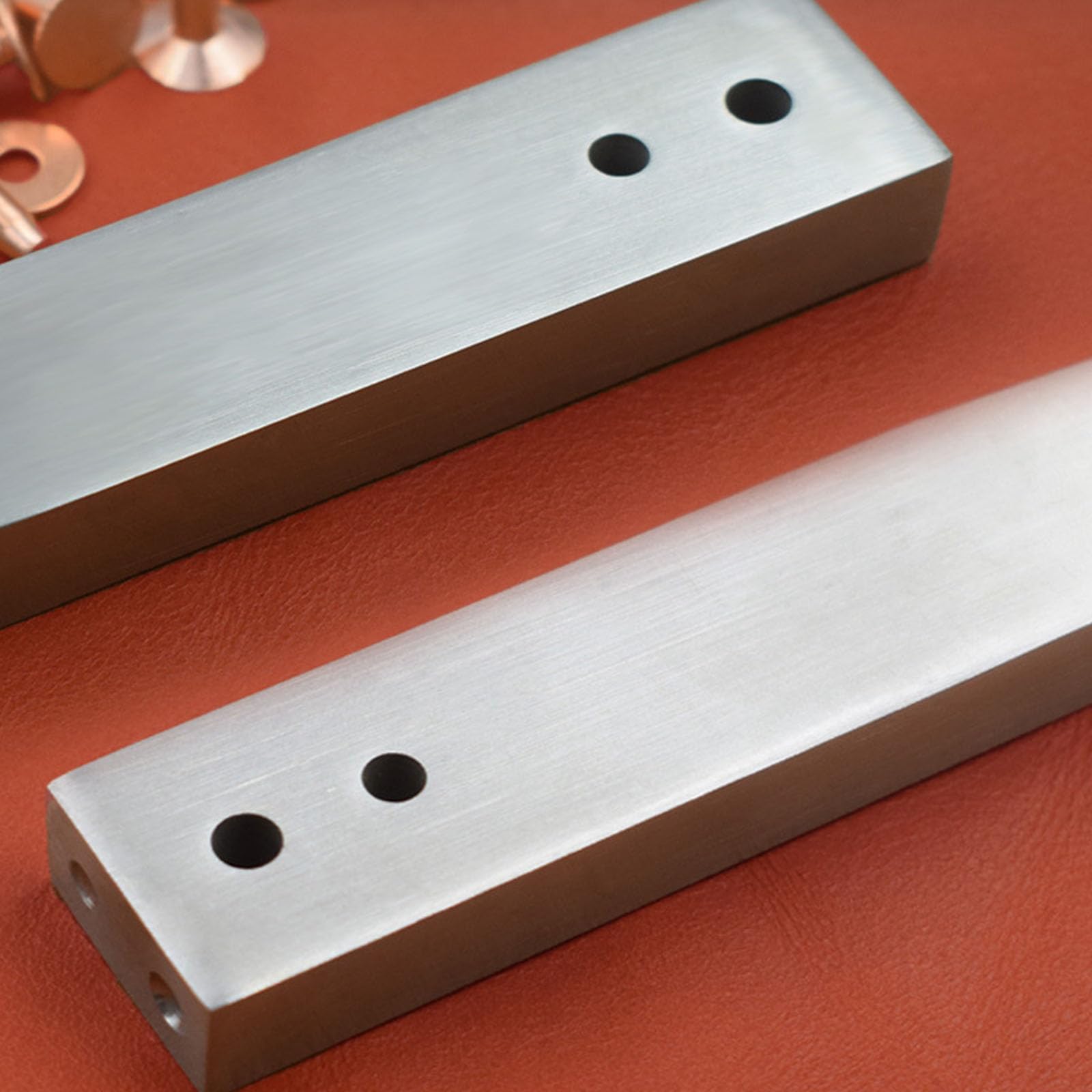 Ensemble de rivets rivets en métal robustes avec perforateur outil d ' installation pour l ' artisanat du cuir ceinture portefeuille équipement professionnel d ' artisanat du cuirbronze ensemble
