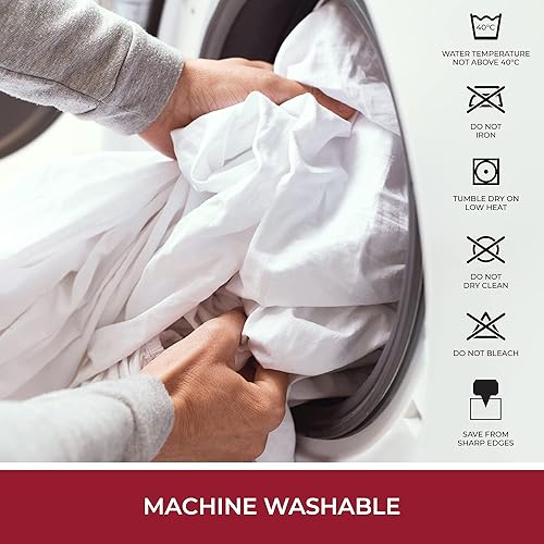 Miniatura 6 de Mellanni Protector de colchón impermeable  Protector de colchón transpirable con bolsillo profundo de 16 pulgadas  Funda de colchón ultra suave