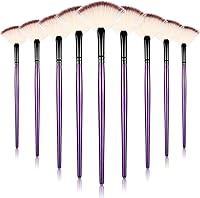 Vista 17 de 9 Piezas de Pinceles para Mascarilla Facial en Abanico, Pinceles Aplicadores Faciales Suaves, Herramientas para Peeling Glicólico y Maquillaje