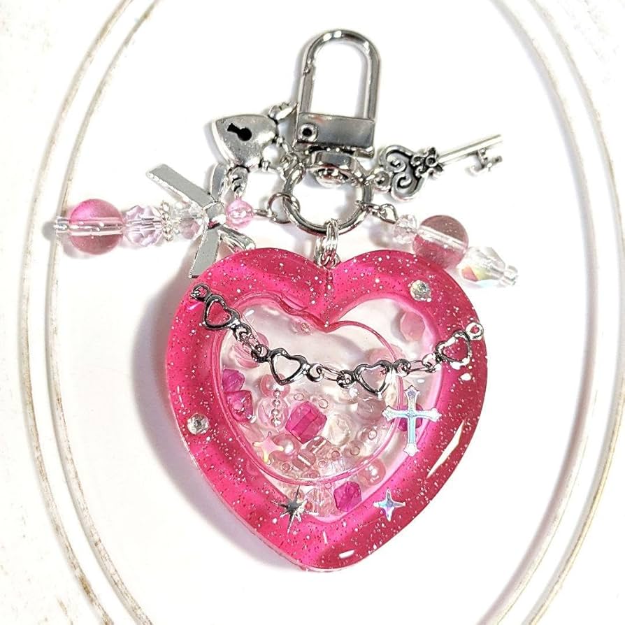 Amazon.co.jp: ハートシェイカー ピンク×シルバー ハート