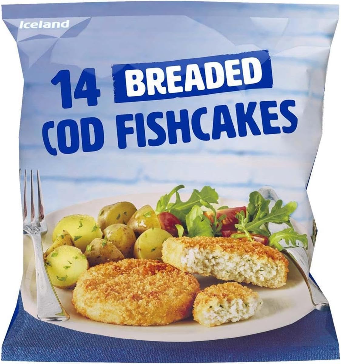 Iceland Breaded Cod Fish Cakes 700g (Frozen)