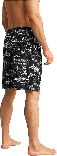 Miniatura 4 de APTRO - Traje de baño para hombre de secado rápido de 9 pulgadas, trajes de baño de playa grandes y altos