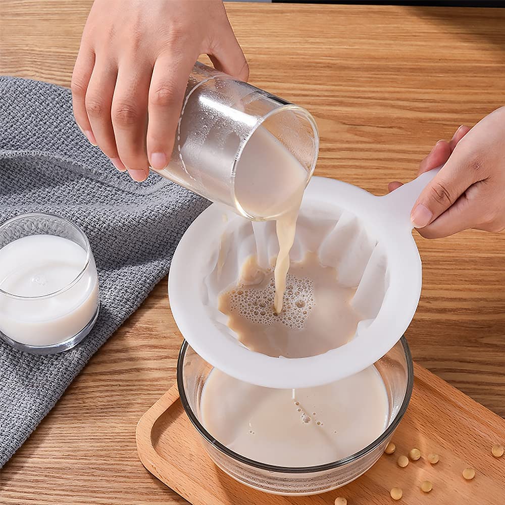 Mini Colino In Nylon Ultra Fine 120 Maglie – Per Caffè, Latte, Succhi, Con Manico Antiscivolo