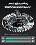 COOAU 2.5K Dual Dash Cam, Built-in GPS & Wi-Fi, 1440P Dash Cam Front and Inside with Infrared Night Vision, Dash Camera for Cars with Parking Mode, Loop Recording