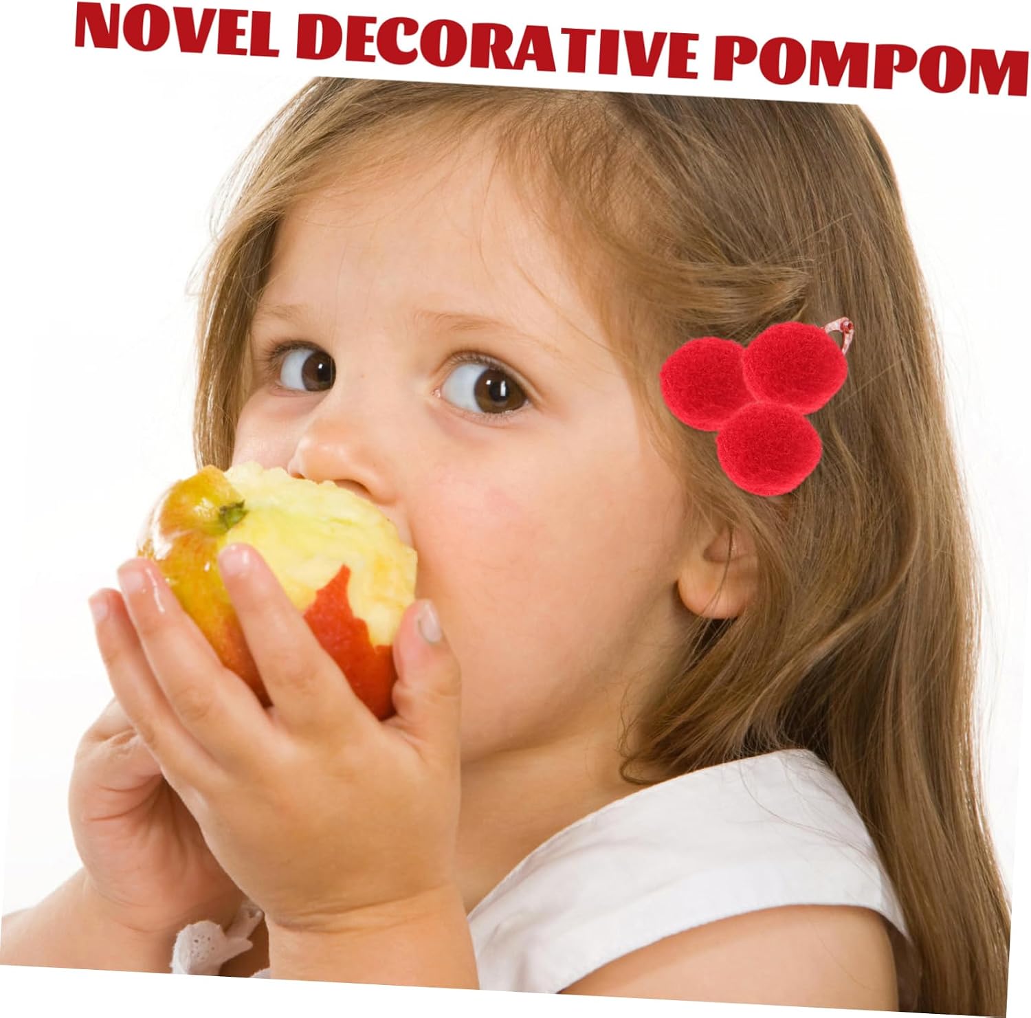SEWOART 500pcs Craft Pompom Kit Fuzzy Balls Pom Poms for DIY Decorations for Festive Events and Art Activities