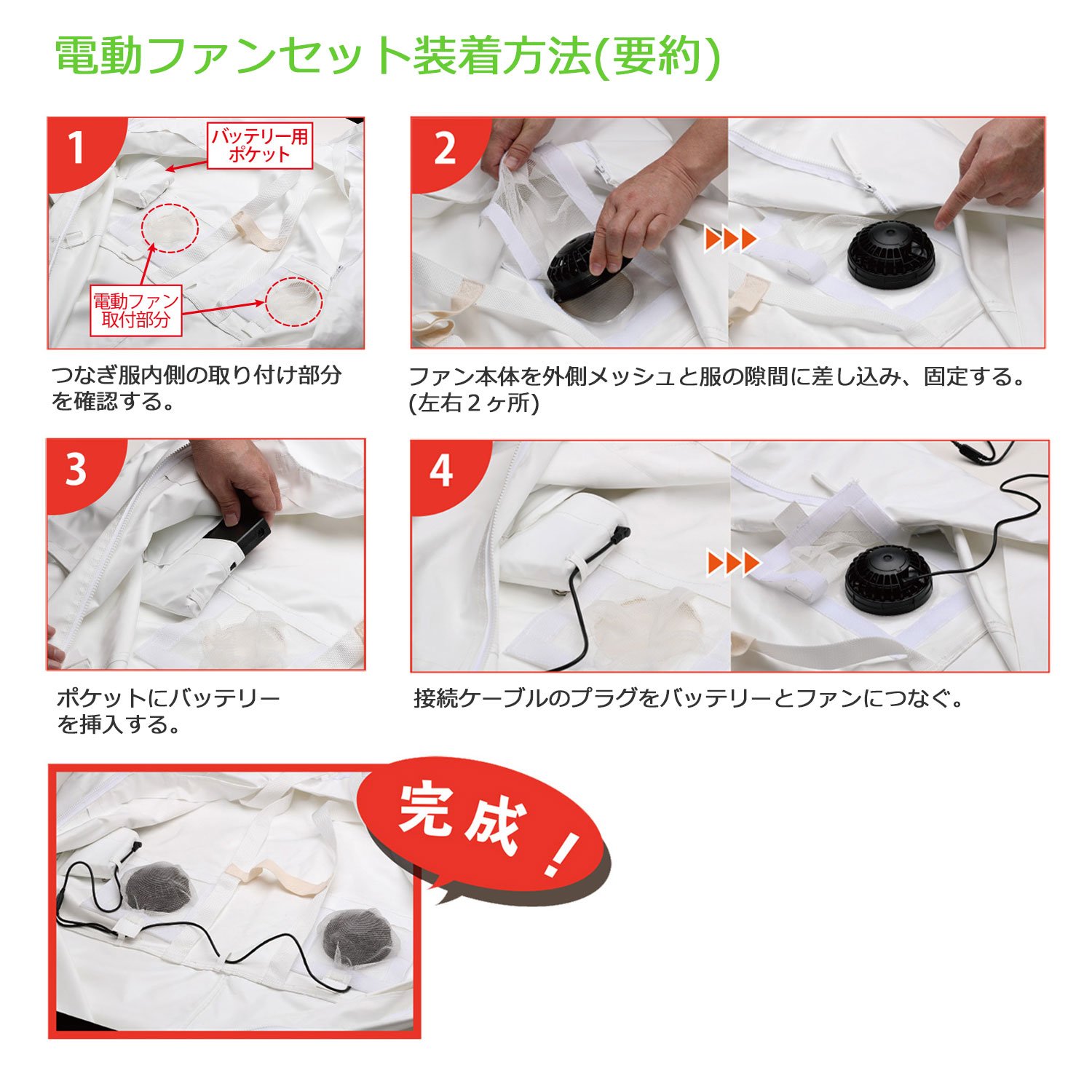 Amazon.co.jp: [ミドリ安全] ハチ防護服 ファン付き BeeCool