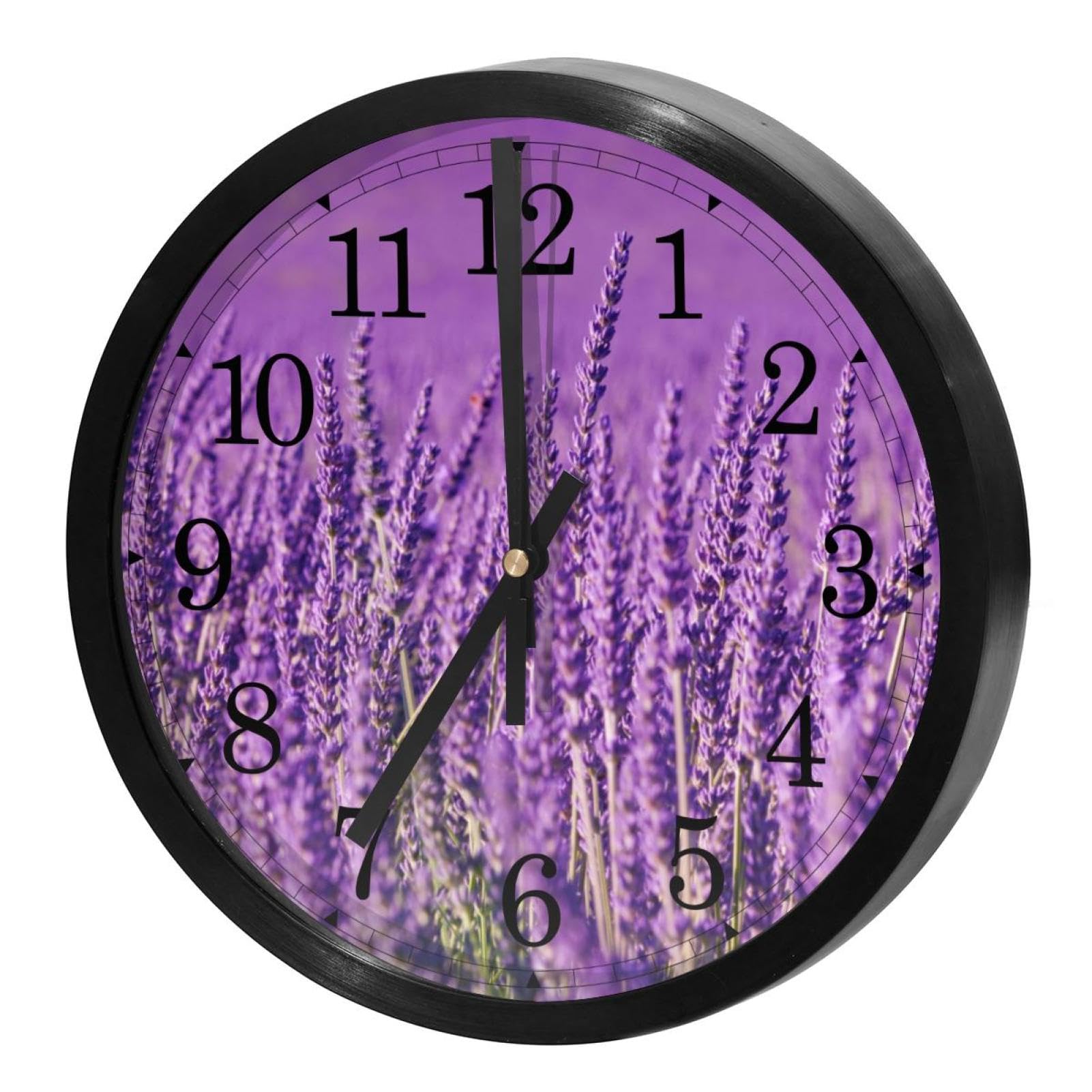 Horloge murale à quartz sans tic-tac ronde à piles pour maison et école