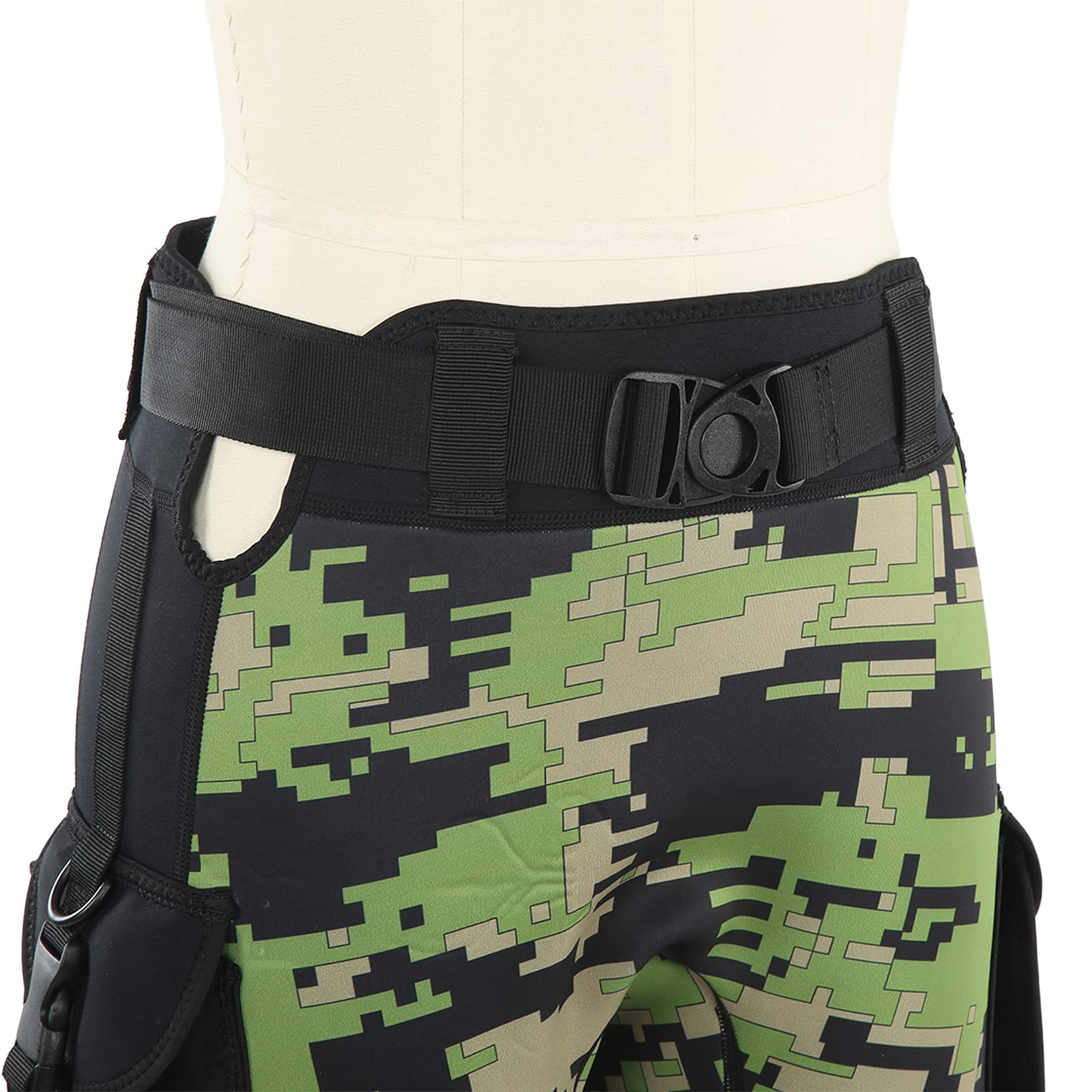Pantaloncini da Immersione Uomo Spessore 2,5 mm, Protezione Solare, Asciugatura Rapida per Snorkeling e Surf, Nero