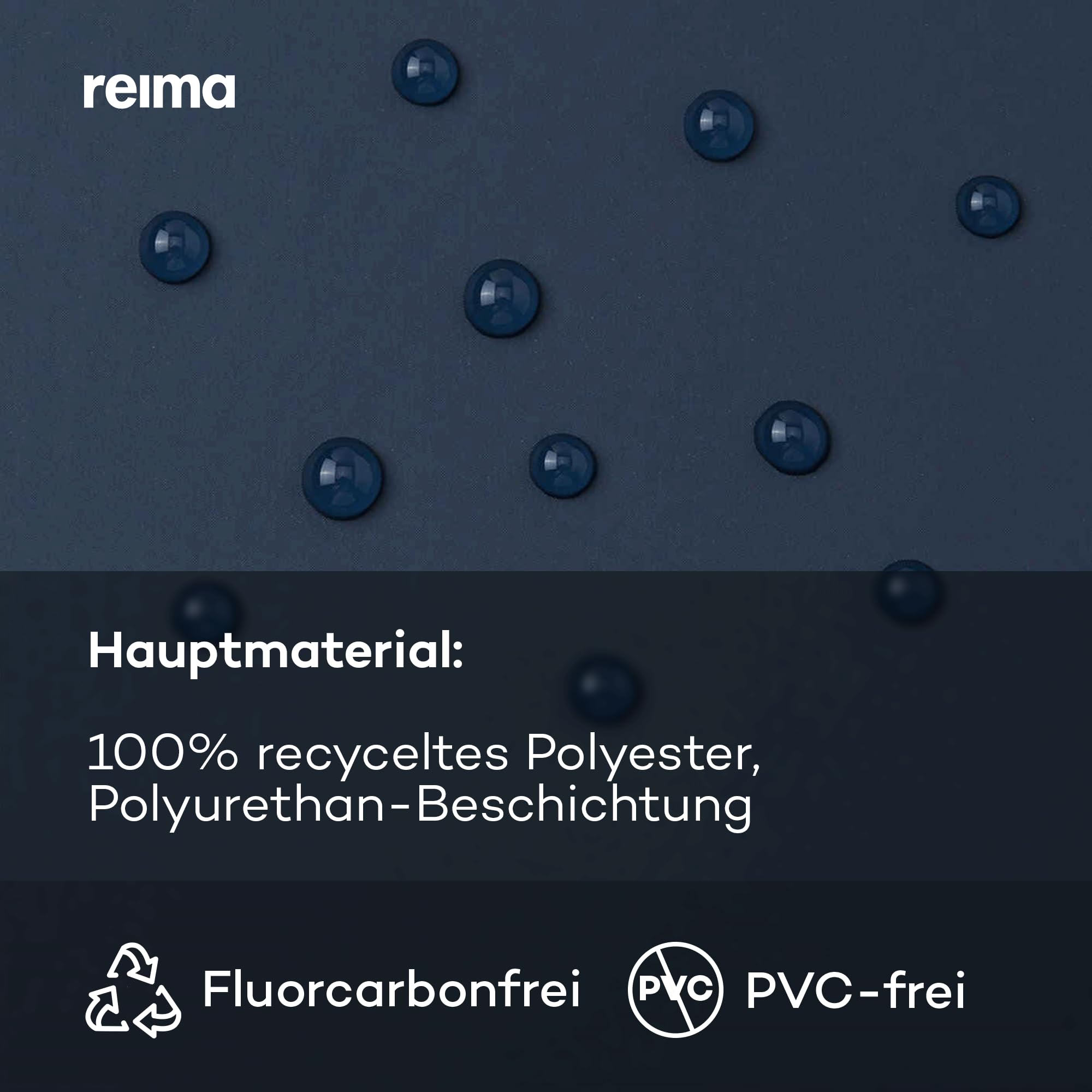 Reima Lampi Regenmantel Kinder blau
