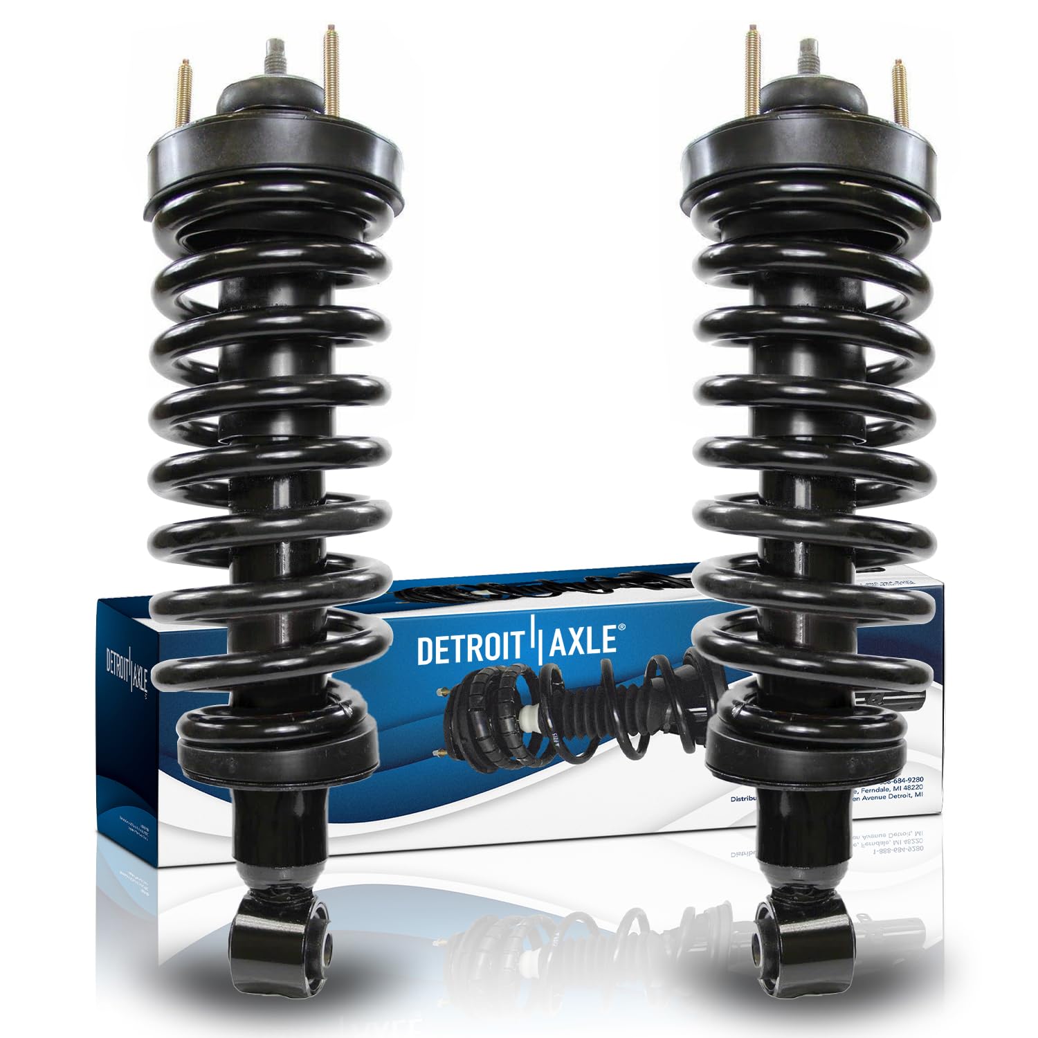 Detroit Axle - 2pc Front Struts for 03-11 Ford Crown Victoria