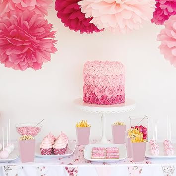 50 Pcs Popcorn Boxes, Light Pink Cardboard Candy Container, Mini Paper Containers popcorn Bags for Wedding, Film Night, Cinema, Birthday Parties, Carnival, Sleepover Party Treats