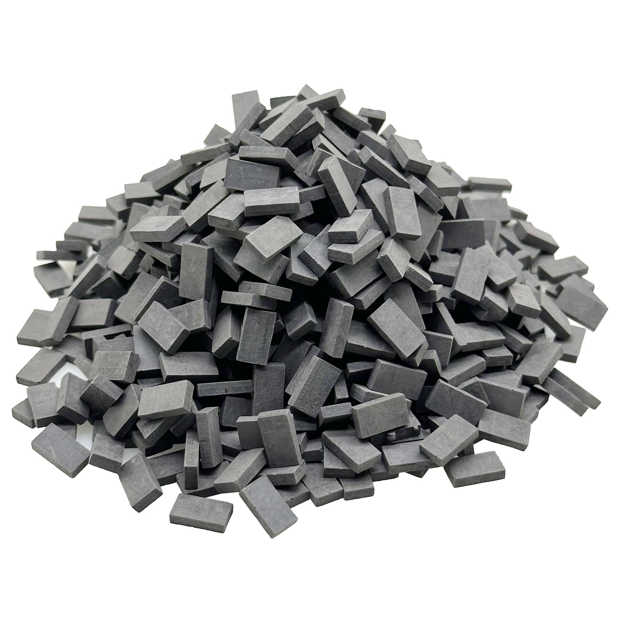 Attuslla 1:35 Scale Mini Bricks, Realistic Miniature Clay Bricks for Diorama, Garden Railway, Architecture Model Building Supplies, Gray, 1260 PCS
