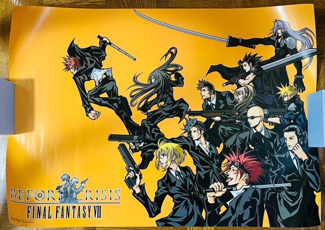 未使用 クライシスコア ファイナルファンタジーVII 販促POP 短冊ポスター クライシス コア -ファイナルファンタジーVII- リユニオン』豪華限定版