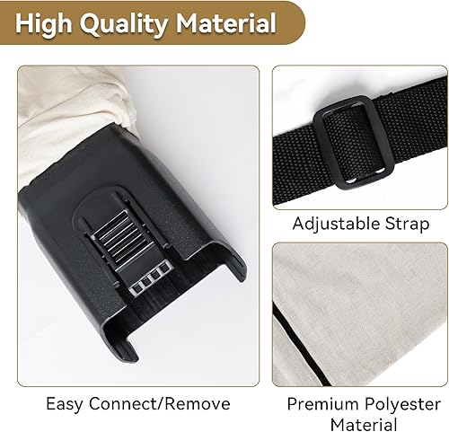 Miniatura 3 de 127-7040 - Soplador de hojas compatible con Toro 51574 51592 51593 51602 51609 51581 51558 - Bolsa de metal para aspiradora con cremallera inferior