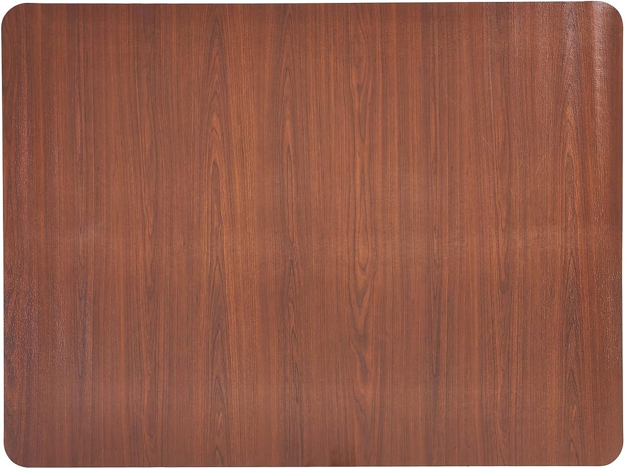 Staples 36-Inch X 48-Inch Wood Veneer Style Chair Mat for Hard Floors Cherry