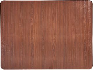 Staples 36-Inch X 48-Inch Wood Veneer Style Chair Mat for Hard Floors Cherry