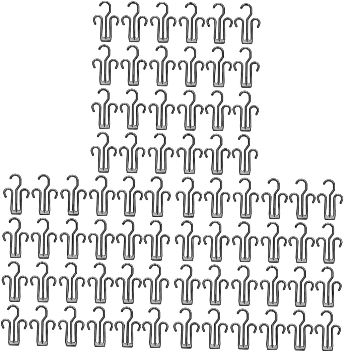 STOBAZA 72pcs Plastic Shoes Hanger Bike Shoe Holder Sturdy Rack for Home Dorm Hanging Organizer