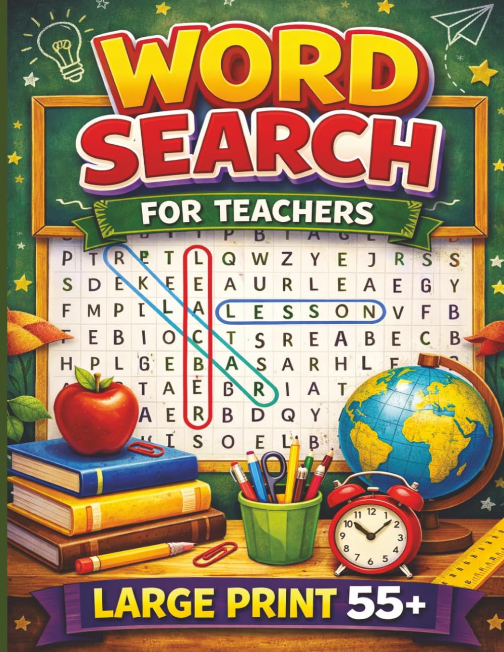 Word Search For Teachers: Large Print