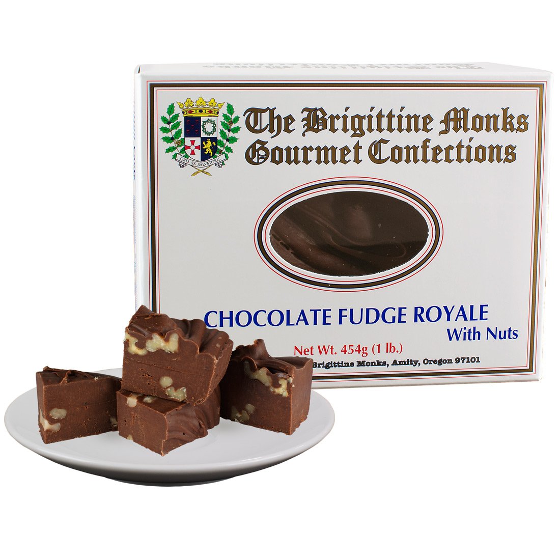 Brigittine Monks Chocolate Fudge Royale with nuts 1 lb
